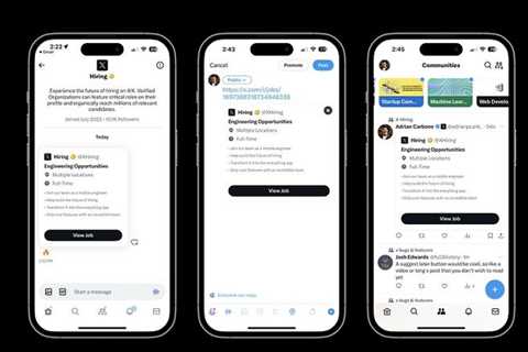 X Previews Coming Job Ads Improvements, Including Improved Discovery and Job Recommendations