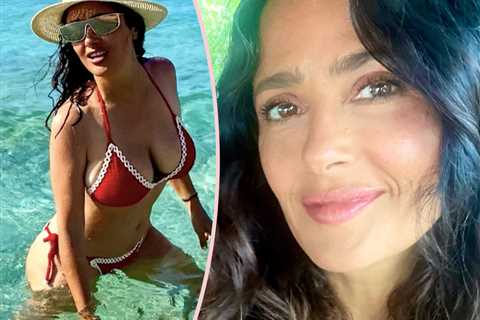 Salma Hayek Celebrates Turning 57 With Sexy Bikini Pics!