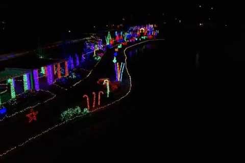 Lights at Nicholas Conservatory would stretch from Rockford to Rochelle is they were put in a..