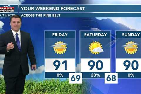 Patrick’s Wednesday PM Forecast 9/13