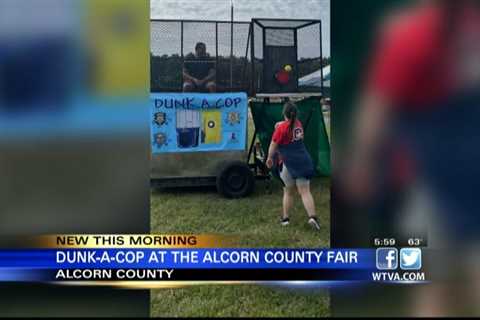 Dunk-A-Cop at the Alcorn County Fair