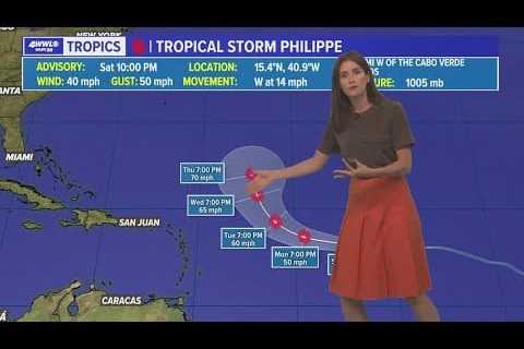 Tropical Storm Philippe forms in Atlantic