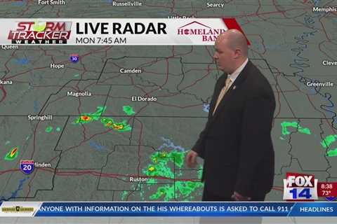 “Showers & T-Storms” Morning Forecast – Monday, Sept. 25th