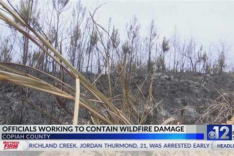 Crews work to contain Copiah County wildfire