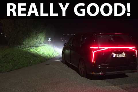 Maxus Mifa 9 headlights test