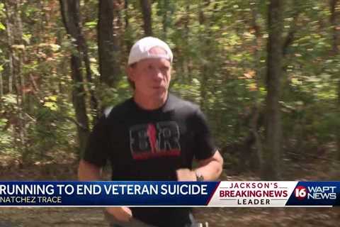 Vet running Natchez Trace for suicide awareness