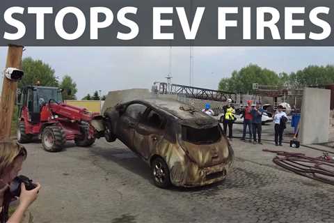 Jøni equipment for putting out fires in EVs