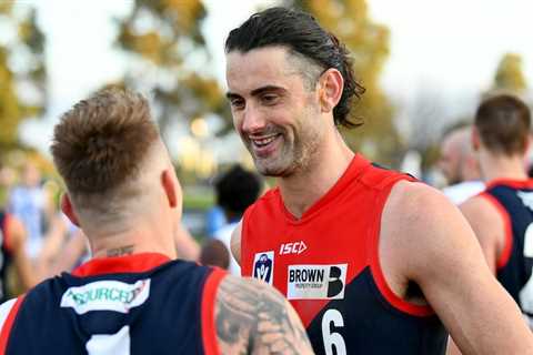 Melbourne Demons’ James Harmes and Brodie Grundy prepare for likely trades after ending their..