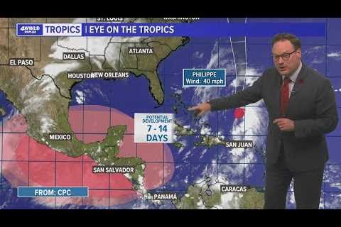 Wednesday night tropical update: no threats in the Gulf but could bring showers