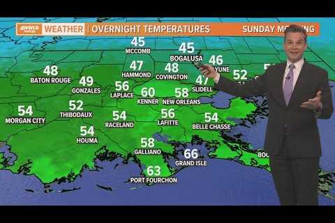 New Orleans Weather: Cooler weekend in store