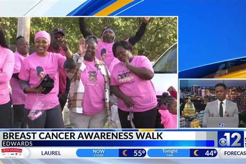 Breast cancer awareness walk held in Edwards