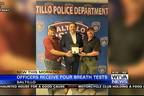 Saltillo police receive new equipment