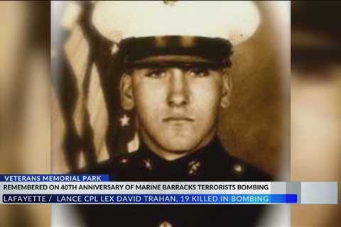 Former Lafayette marine remembered during 40th anniversary of Beirut bombing