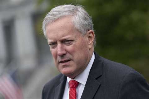 Ex-Stabschef Mark Meadows gewährte Immunität und teilte dem Sonderermittler mit, er habe Trump vor..