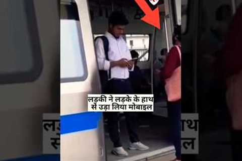 Delhi metro train viral video boys #shortvideo