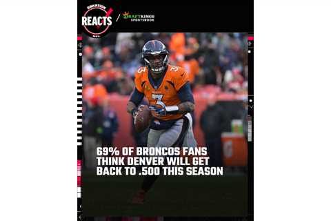 Most fans think the Denver Broncos will fight their way back to .500