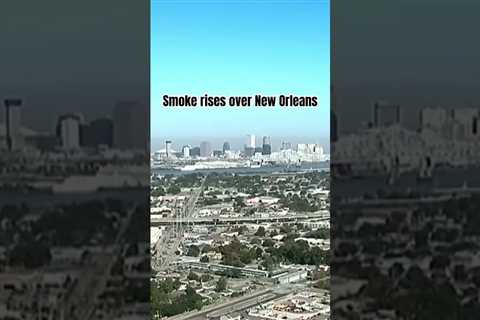 Timelapse video filmed atop WWL-TV of smoke inundating New Orleans from a nearby marsh fire, Nov. 3.