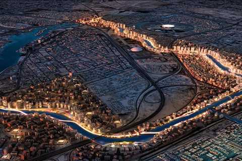 Inside the seven-mile-long canal ‘oasis’ that will be home to 130,000 residents in Saudi Arabia