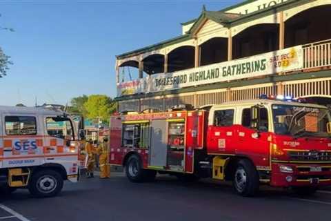 Three dead and several injured after car crashes into Royal Hotel’s pub beer garden in Australia