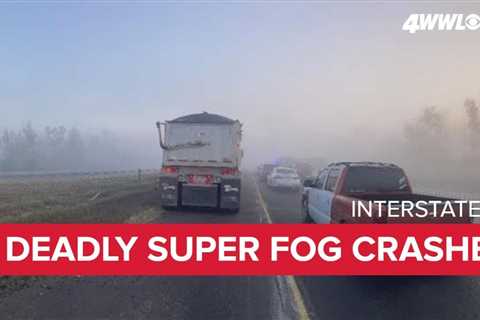 Super Fog causes fatal mutli-vehicle crash on I-10