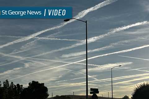 What’s with all those contrails in Southern Utah? Conspiracy or science? – St George News