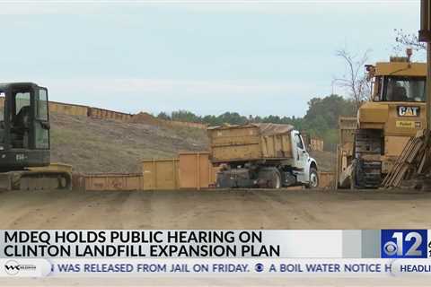 MDEQ holds public hearing on Clinton landfill expansion plan