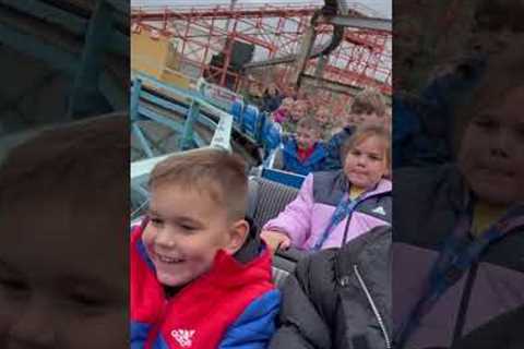 Girl was NOT READY for her first roller coaster ride