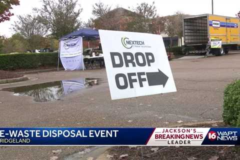 E-waste disposal held in Jackson