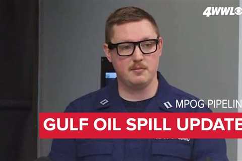 Officials updates oil pipeline leak in the Gulf