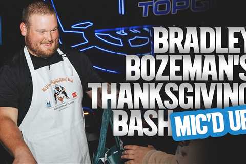 Bradley Bozeman’s Thanksgiving Bash | Carolina Panthers