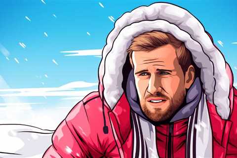 Harry Kane Wraps Up in Freezing Conditions During Bayern Munich Training