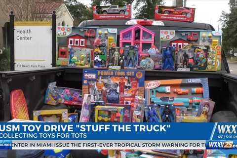 USM fills up a truckload for Toys for Tots