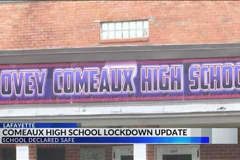 Comeaux High School lockdown over, students returning to campus