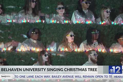 Belhaven hosts annual Singing Christmas Tree event