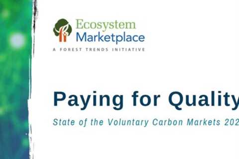 Voluntary Carbon Credit Buyers Willing to Pay More For Quality