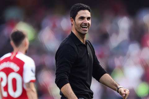 Arteta pleased for Arsenal to share goal burden