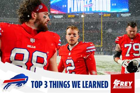 Top 3 things we learned from Bills vs Dolphins