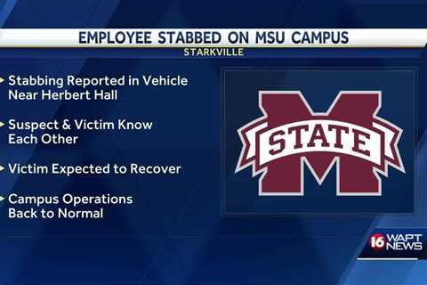 Suspect in custody in MSU stabbing