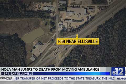 Man dies after jumping out of ambulance in Jones County