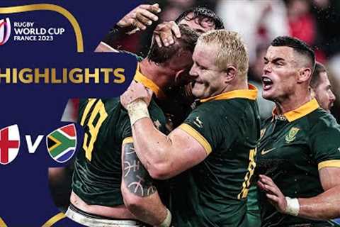 Pollard penalty lifts Springboks to final | England v South Africa | Rugby World Cup 2023 Highlights