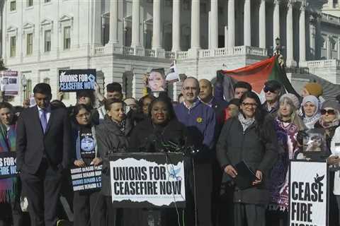 Tlaib joins with UAW’s Fain and others to call for Gaza ceasefire ⋆