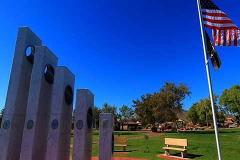 What is the best time of day to visit the veterans memorial in northern las vegas, nv?