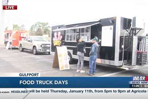 LIVE: Food Trucks roll in for the first Mama Ain't Cooking – Food Truck Days event in Gulfport