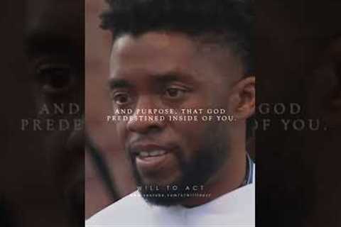 GOD HAS A PLAN FOR YOU - Chadwick Boseman Motivational Speech