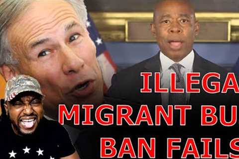 NYC Mayor Eric Adams PANICS Files $700M Lawsuit Against Texas Loopholing Illegal Immigrant Bus Ban!