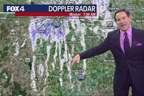 Dallas weather: Lake effect snow falls across North Texas