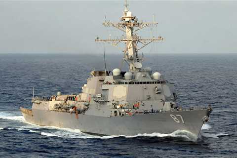 Houthi rebels fire cruise missile at US Navy destroyer in Red Sea in major attack after American..