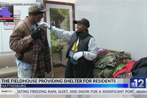 The Fieldhouse provides shelter for Hattiesburg residents