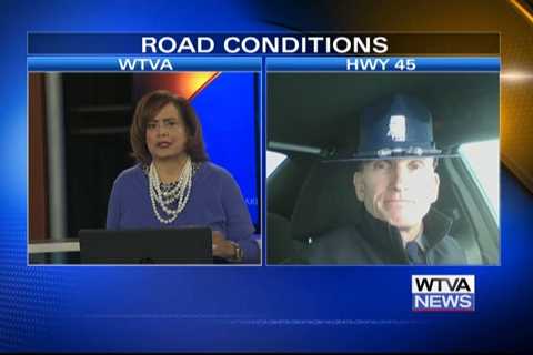 Interview – Mississippi Highway Patrol reports on road conditions in northeastern part of state