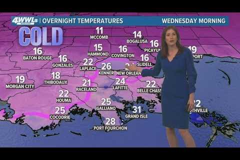 Hard freeze Tuesday night as temps plummet to teens and 20s